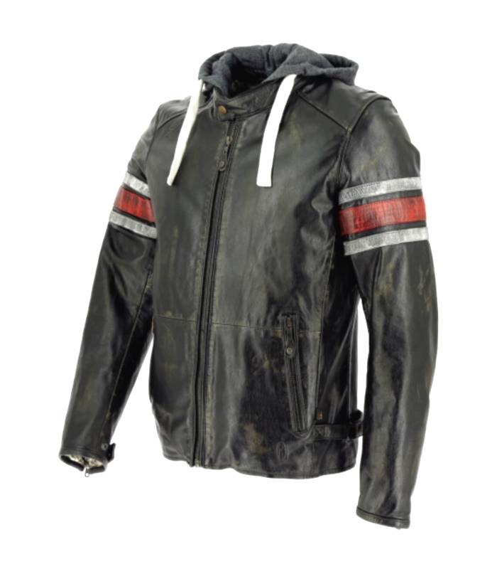 LevneMoto - Kožená moto bunda Richa TOULON-červená