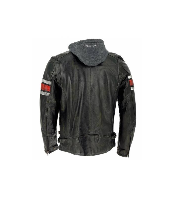 LevneMoto - Kožená moto bunda Richa TOULON-červená