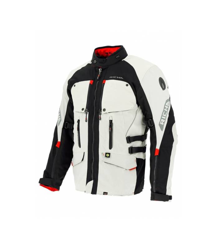 LevneMoto - Moto bunda Richa NAVARA-šedá