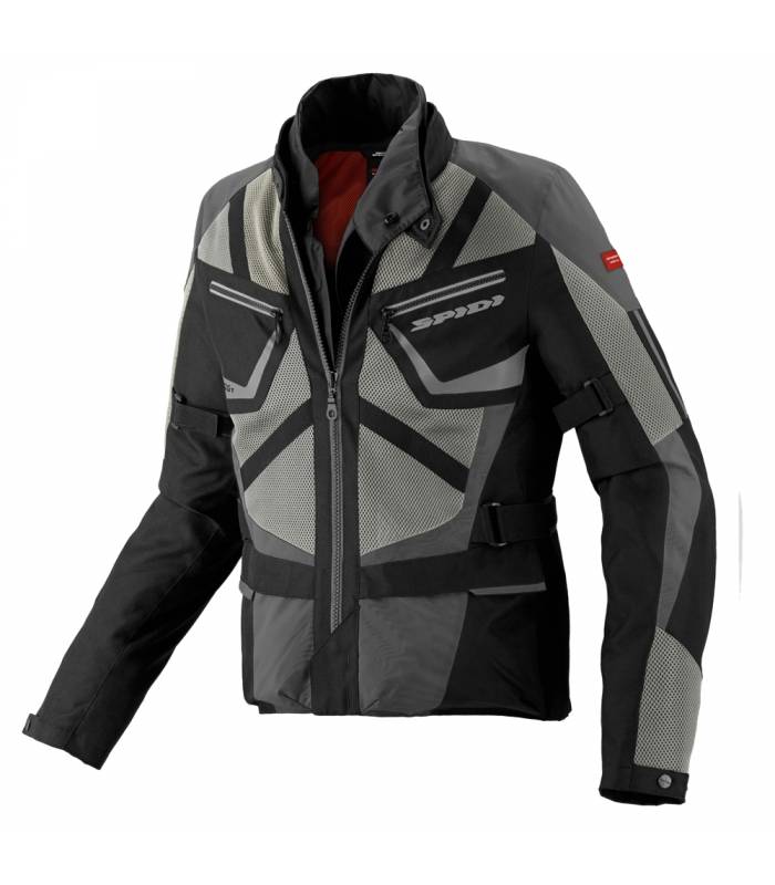 LevneMoto - Bunda VENTAMAX, SPIDI - Itálie (černá/šedá)