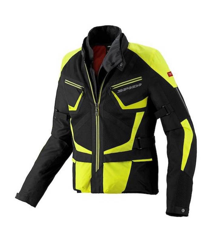LevneMoto - Bunda VENTAMAX, SPIDI - Itálie (černá/žlutá fluo)