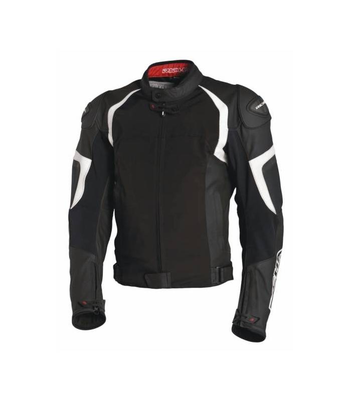 LevneMoto - Kožená moto bunda Richa BALLISTIC EVO-bílá