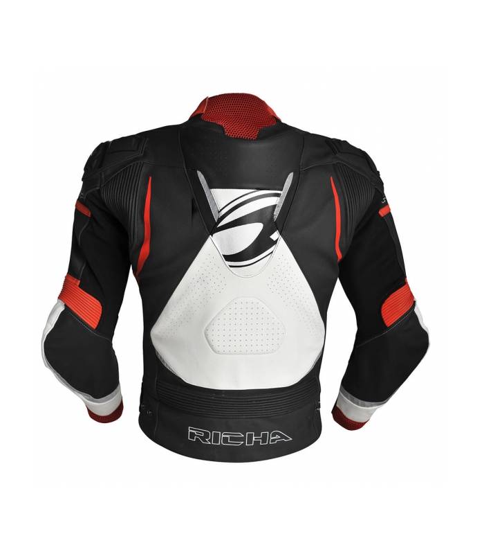 LevneMoto - Kožená moto bunda Richa ANACONDA-červená