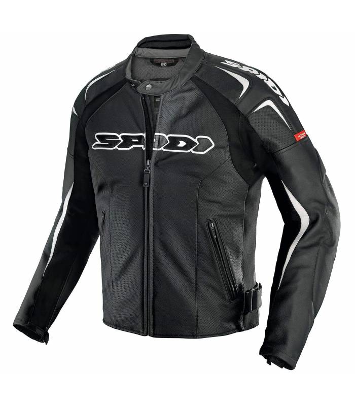 LevneMoto - Bunda TRACK WIND, SPIDI - Itálie (černá/bílá)