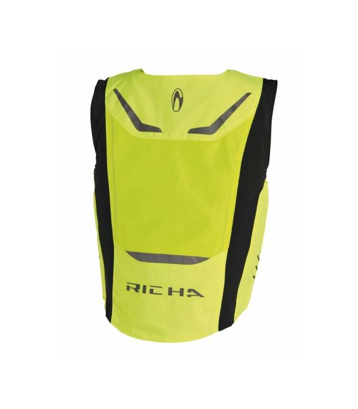 LevneMoto - Moto vesta RICHA SAFETY MESH-žlutá fluo