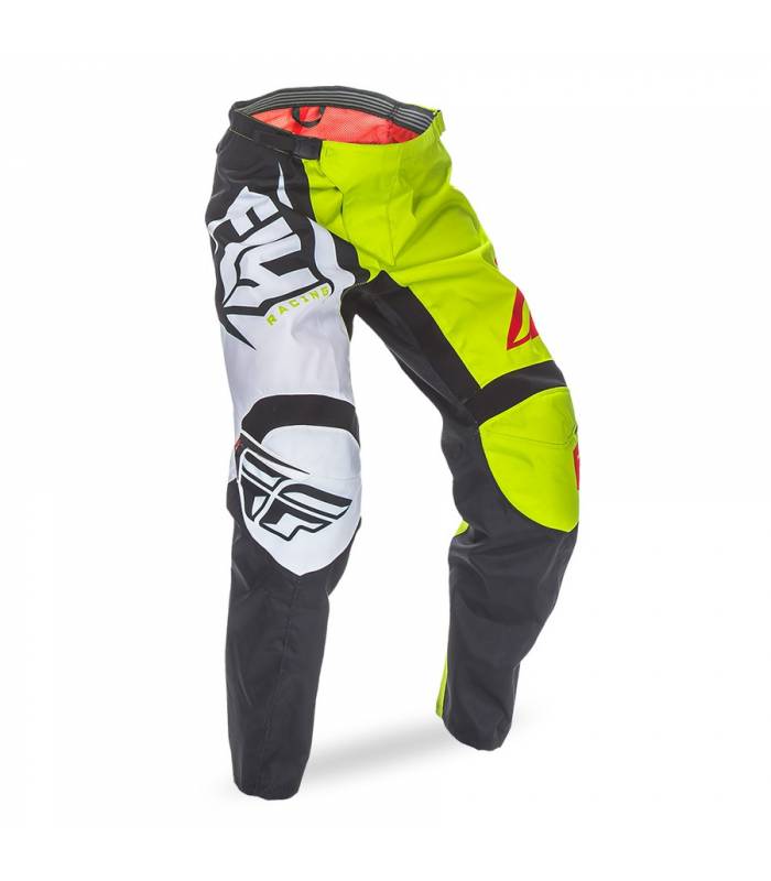 LevneMoto - Kalhoty F-16 2017, FLY RACING - USA (černá/zelená lime)