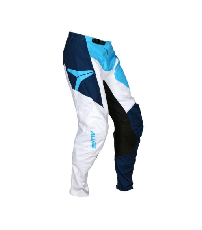 LevneMoto - Moto kalhoty ALIAS MX A2 BLOCKED-bílo modré (2064-292)