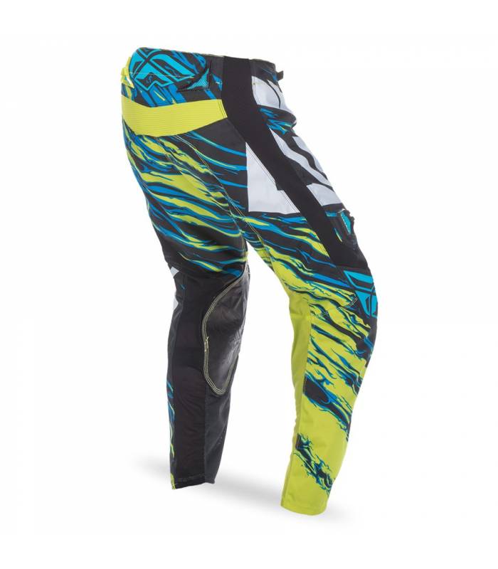 LevneMoto - Kalhoty KINETIC RELAPSE, FLY RACING - USA (zelená/modrá)