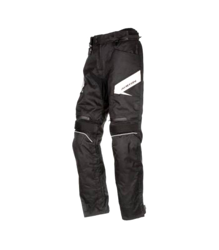 LevneMoto - PRODLOUŽENÉ kalhoty Brock, AYRTON (černé/šedé)