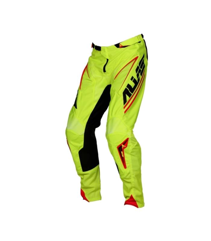 LevneMoto - Moto kalhoty ALIAS MX A1 ANALOGUE-černé chartreuse (2063-301)