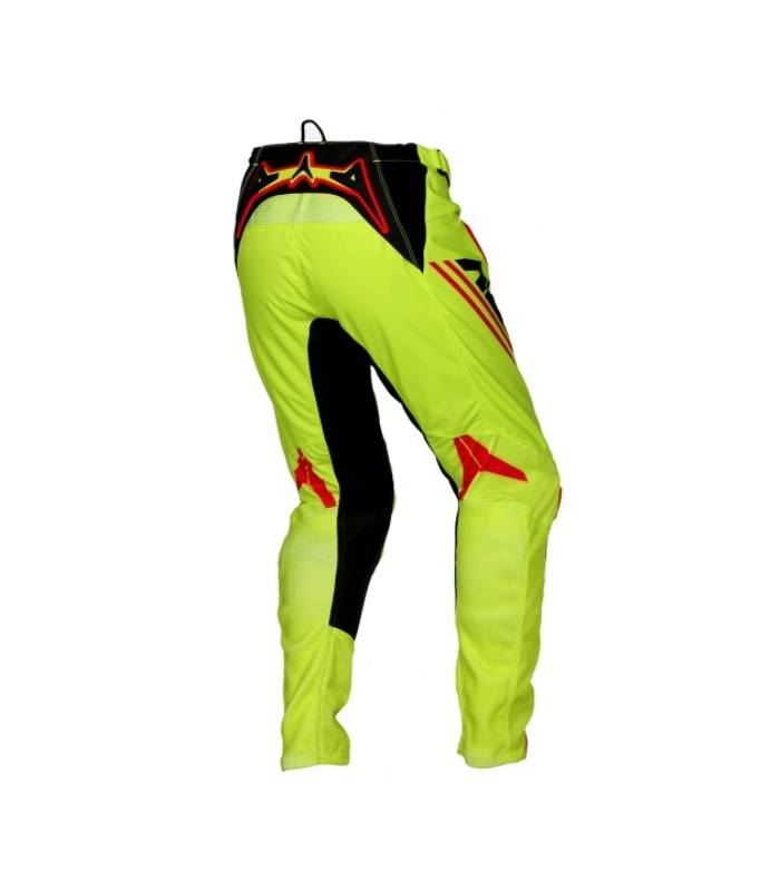 LevneMoto - Moto kalhoty ALIAS MX A1 ANALOGUE-černé chartreuse (2063-301)