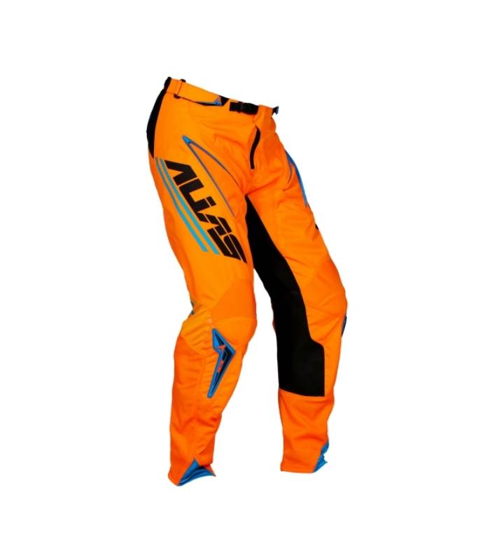 LevneMoto - Moto kalhoty ALIAS MX A1 ANALOGUE-černo oranžové (2063-374)