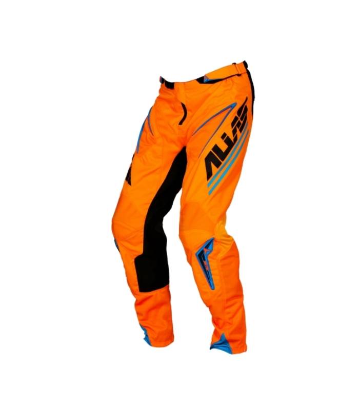 LevneMoto - Moto kalhoty ALIAS MX A1 ANALOGUE-černo oranžové (2063-374)