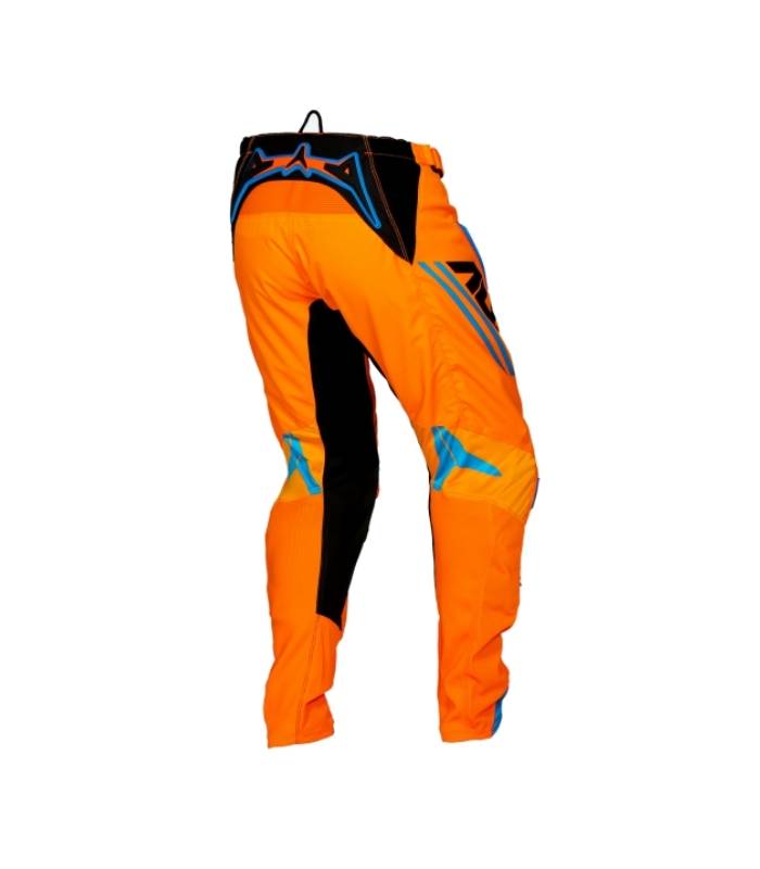 LevneMoto - Moto kalhoty ALIAS MX A1 ANALOGUE-černo oranžové (2063-374)