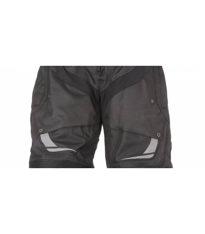 LevneMoto - PRODLOUŽENÉ kalhoty Mig, AYRTON (černé)