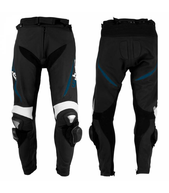 LevneMoto - Pánské kožené moto kalhoty W-TEC Vector