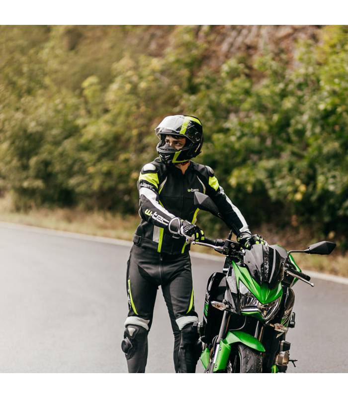 LevneMoto - Pánské kožené moto kalhoty W-TEC Vector