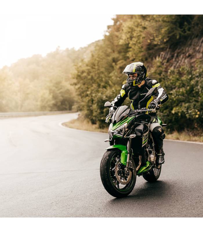 LevneMoto - Pánské kožené moto kalhoty W-TEC Vector