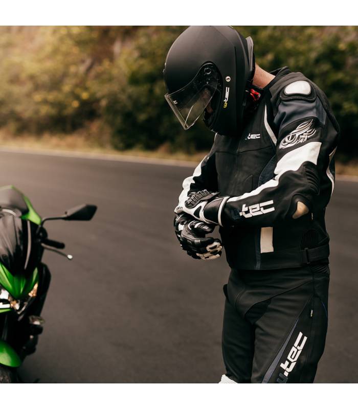 LevneMoto - Pánské kožené moto kalhoty W-TEC Vector