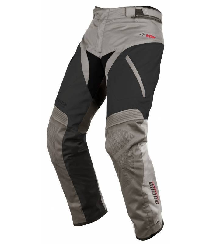 LevneMoto - Kalhoty Andes Drystar, ALPINESTARS - Itálie (černé/světle šedé)