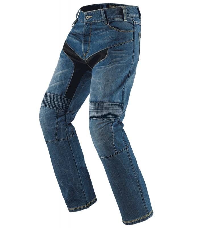 LevneMoto - Jeansy FURIOUS, SPIDI - Itálie (světle modré)