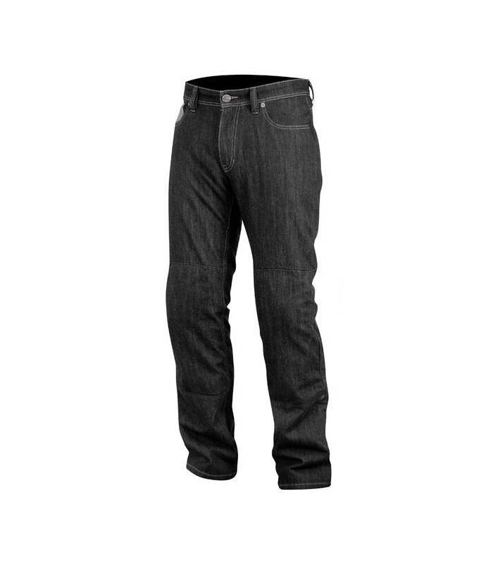 LevneMoto - Jeansy Resist Tech Denim, ALPINESTARS - Itálie (černé)