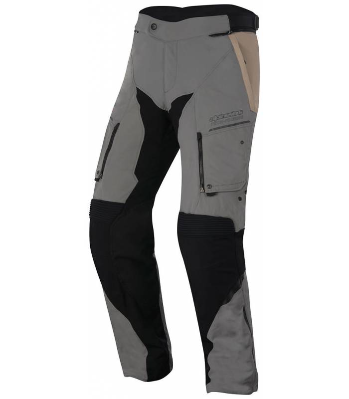LevneMoto - Kalhoty Valparaiso 2 Drystar 2016, ALPINESTARS - Itálie (šedé/černé/pískové)