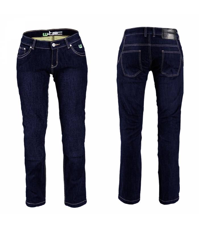 LevneMoto - Dámské moto jeansy W-TEC C-2011 modré