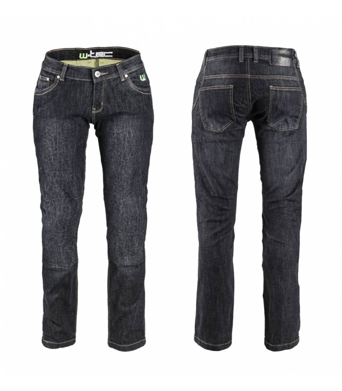 LevneMoto - Dámské moto jeansy W-TEC C-2011 černé