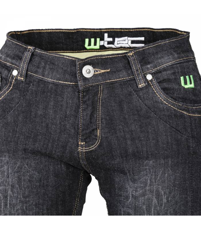 LevneMoto - Dámské moto jeansy W-TEC C-2011 černé