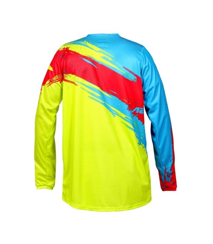 LevneMoto - Moto dres ALIAS MX A2 BRUSHED-chartreuse modrý (2166-288)