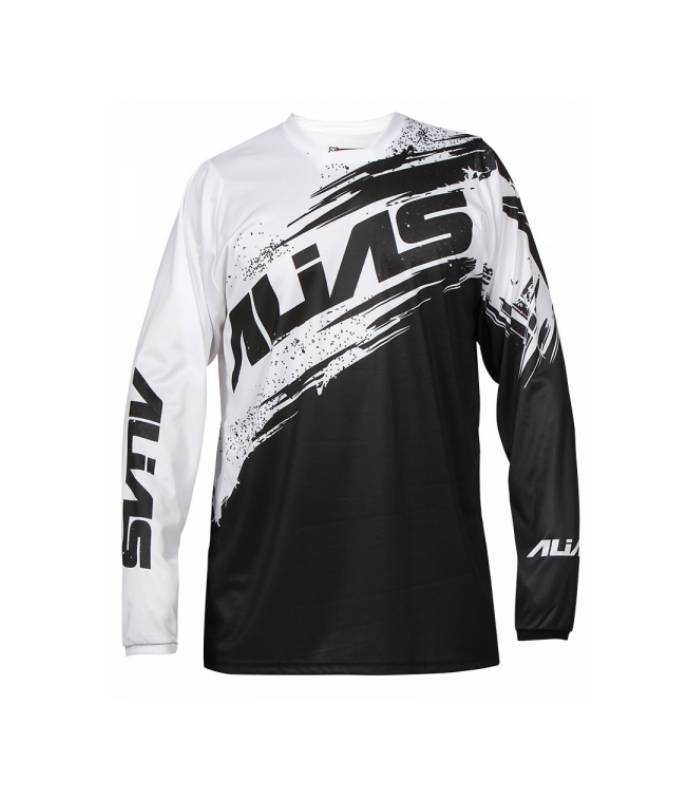 LevneMoto - Moto dres ALIAS MX A2 BRUSHED-bílo černý (2166-304)