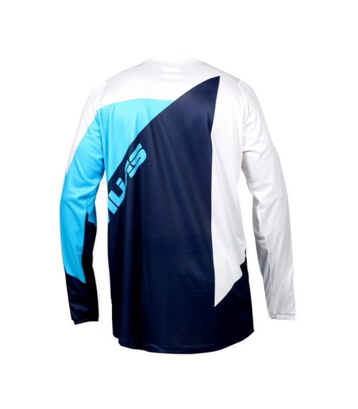 LevneMoto - Moto dres ALIAS MX A2 BLOCKED-bílo modrý (2164-292)