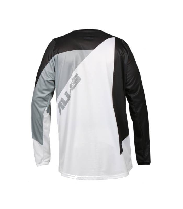 LevneMoto - Moto dres ALIAS MX A2 BLOCKED-černo šedý (2164-326)