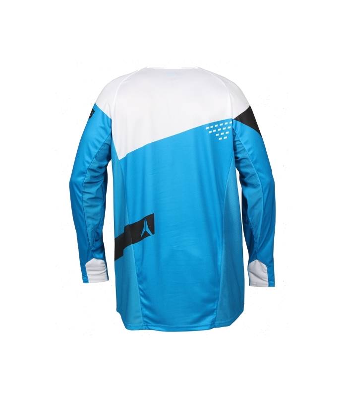 LevneMoto - Moto dres ALIAS MX A1 STANDARD-neonově modro bílý (2162-370)