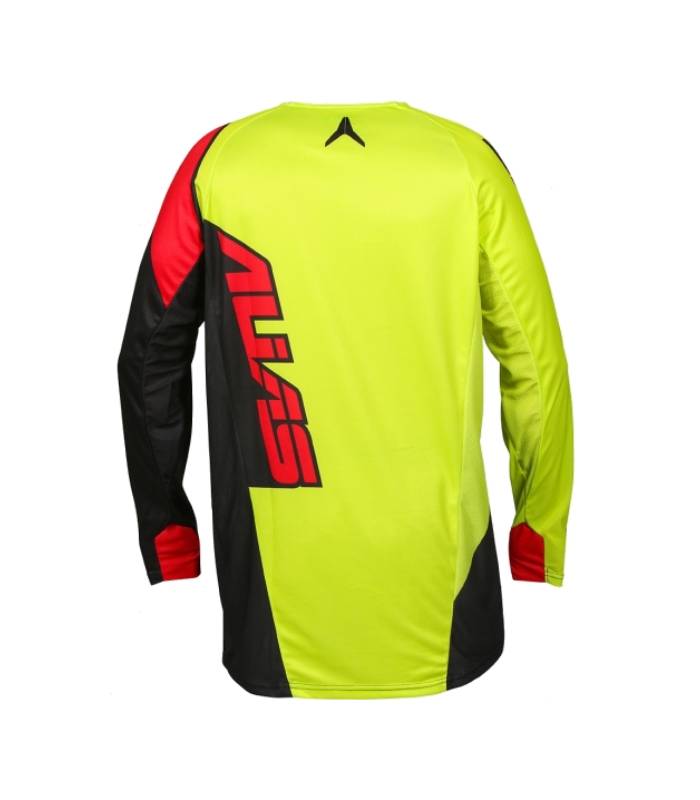 LevneMoto - Moto dres ALIAS MX A1 ANALOGUE-černý chartreuse (2163-301)