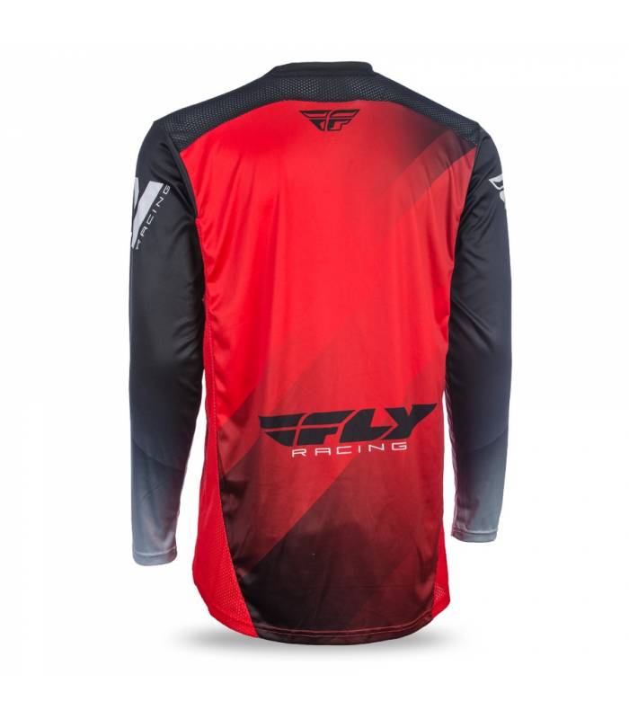 LevneMoto - Dres LITE HYDROGEN 2017, FLY RACING - USA, (červená/černá/bílá)