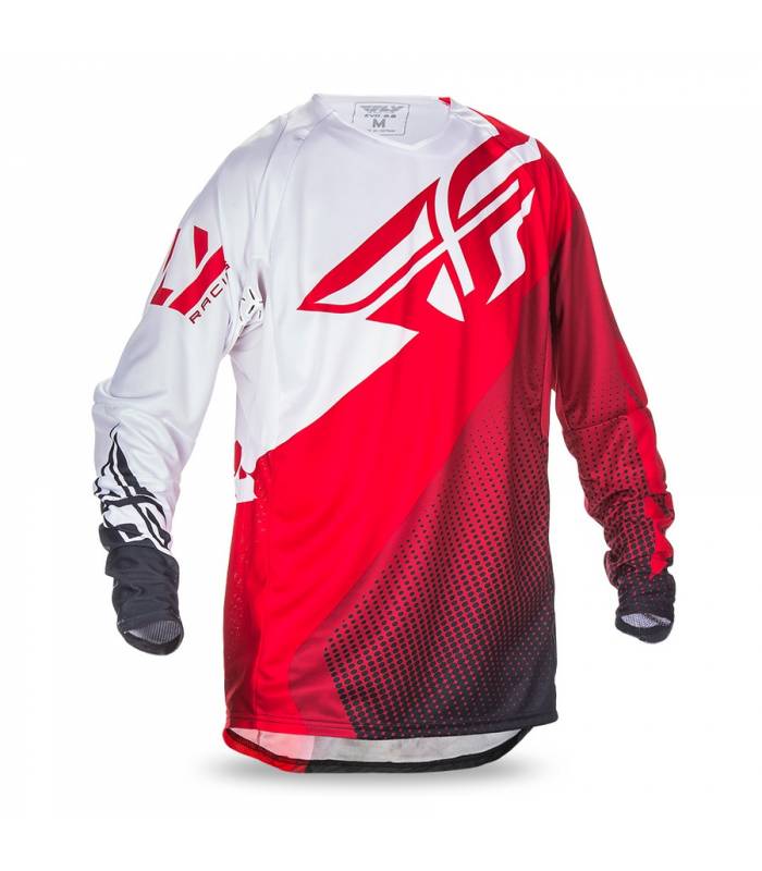 LevneMoto - Dres EVO 2017, FLY RACING - USA (červená/černá)
