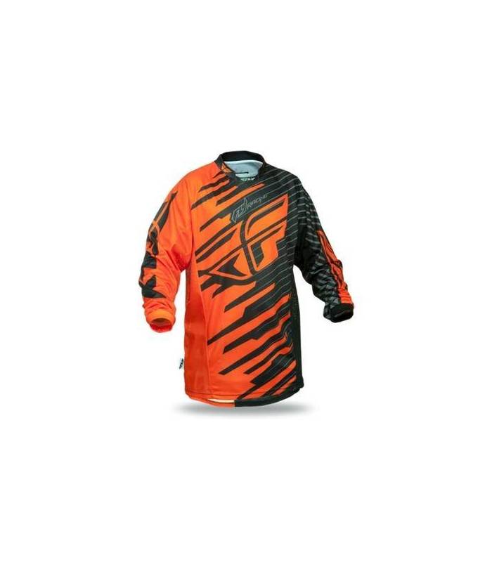 LevneMoto - Dětský moto dres Fly Racing Kinetic Shock - oranžovo černý