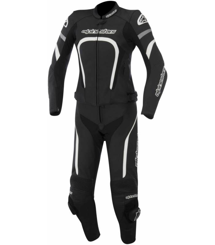 LevneMoto - Dvoudílná kombinéza Stella Motegi, Alpinestars - Itálie, dámská (černá/bílá)