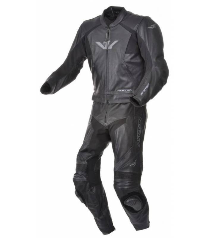 LevneMoto - Kombinéza dvoudílná Evo, AYRTON - ČR (černá)