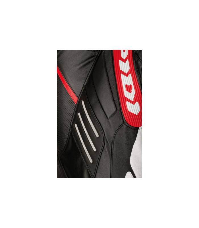 LevneMoto - Dvoudílná kombinéza TRACK TOURING, SPIDI - Itálie (černá/červená/bílá)