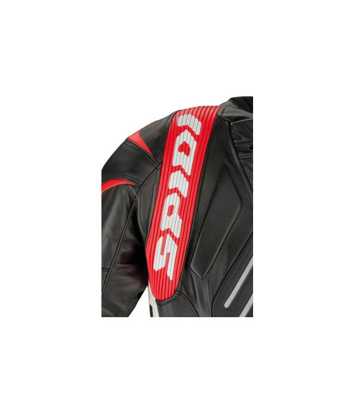 LevneMoto - Dvoudílná kombinéza TRACK TOURING, SPIDI - Itálie (černá/červená/bílá)