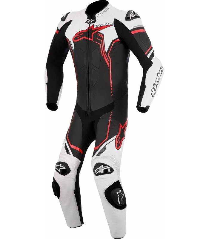 LevneMoto - Jednodílná kombinéza GP Plus, ALPINESTARS - Itálie (černá/bílá/červená)