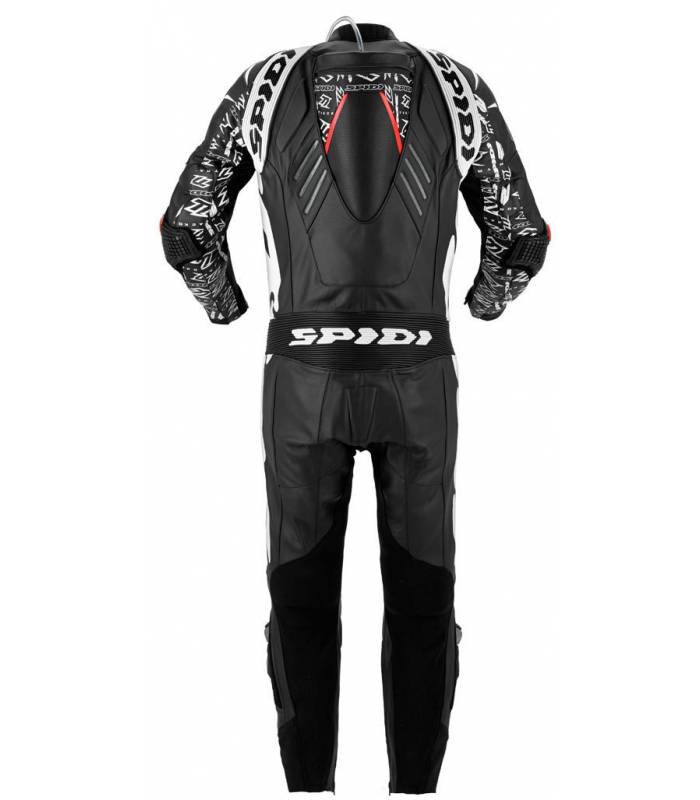 LevneMoto - Jednodílná kombinéza TRACK WIND REPLICA EVO, SPIDI - Itálie (černá/bílá/červená)