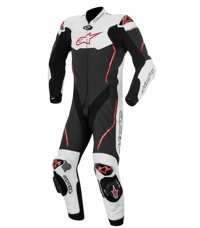 LevneMoto - Jednodílná kombinéza Atem, ALPINESTARS - Itálie (černá/bílá/červená)