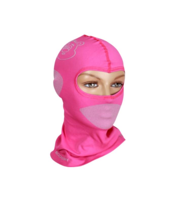 LevneMoto - Kukla Balaclava termo, BODY DRY (růžová)