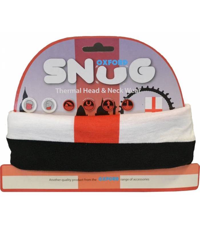 LevneMoto - Nákrčník Snug St Georges flag, OXFORD - Anglie