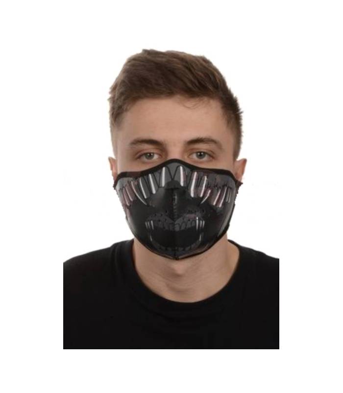 LevneMoto - Maska neoprenová, EMERZE - Itálie (černá/šedá)