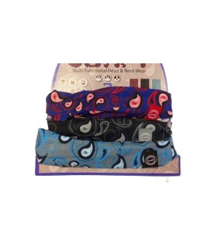 LevneMoto - Nákrčníky Comfy Paisley, OXFORD - Anglie (sada 3ks)